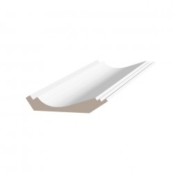 Потолочный плинтус ЛДФ под покраску Ultrawood CR 2335 i 2000×75×114