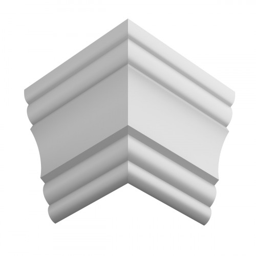 Потолочный плинтус ЛДФ под покраску Ultrawood CR 022 2440×170×62 Потолочный плинтус ЛДФ под покраску Ultrawood CR 022 2440×170×62