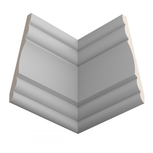 Потолочный плинтус ЛДФ под покраску Ultrawood CR 022 2440×170×62 Потолочный плинтус ЛДФ под покраску Ultrawood CR 022 2440×170×62