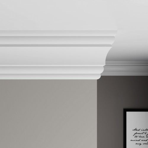 Потолочный плинтус ЛДФ под покраску Ultrawood CR 022 2440×170×62 Потолочный плинтус ЛДФ под покраску Ultrawood CR 022 2440×170×62