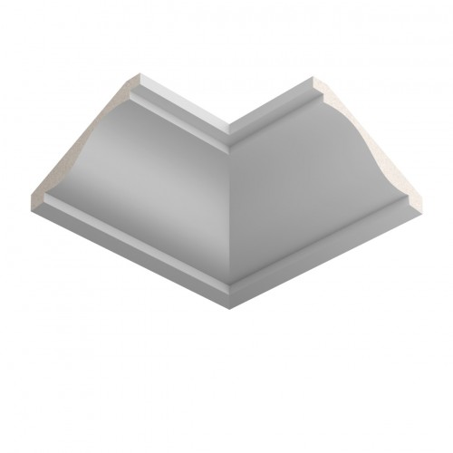Потолочный плинтус ЛДФ под покраску Ultrawood CR 0023 2440×135,5×65
