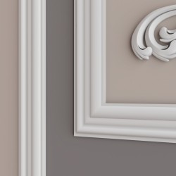 Молдинг ЛДФ под покраску Ultrawood U 008 i 2000×44×12