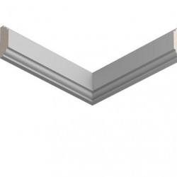 Молдинг ЛДФ под покраску Ultrawood U 007 2440×38×14