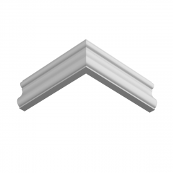 Молдинг ЛДФ под покраску Ultrawood U 009 i 2000×55×15