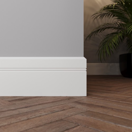 Плинтус под покраску Ultrawood Base 5381 i 2000×150×10 Плинтус под покраску Ultrawood Base 5381 i 2000×150×10