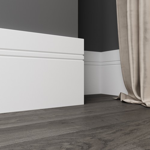 Плинтус под покраску Ultrawood Base 5902 2440×230×15 Плинтус под покраску Ultrawood Base 5902 2440×230×15