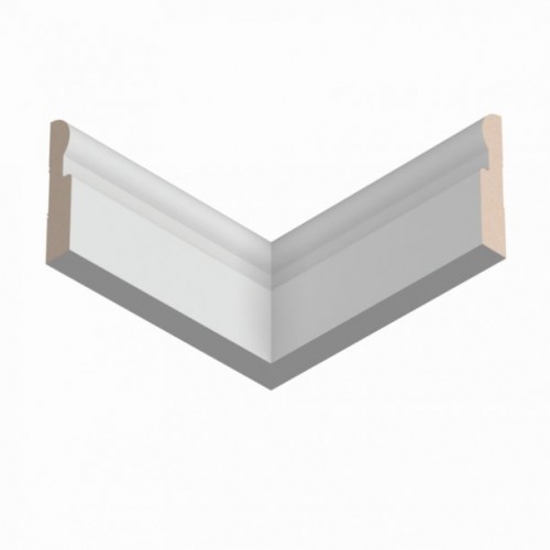 Плинтус под покраску Ultrawood Base 010 2440×127×25 Плинтус под покраску Ultrawood Base 010 2440×127×25
