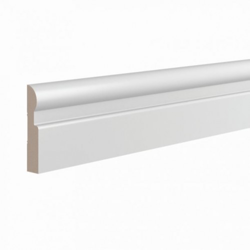 Плинтус под покраску Ultrawood Base 010 2440×127×25 Плинтус под покраску Ultrawood Base 010 2440×127×25