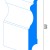 Плинтус МДФ под покраску Madest Decor 0310016 фигурный 100х16, технический рисунок