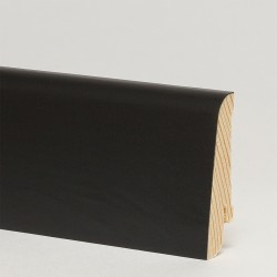 Плинтус деревянный ламинированный Pedross черный 58x20