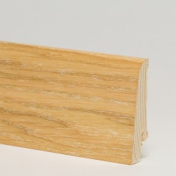 Плинтус деревянный Pedross дуб затертый 2500×58×20