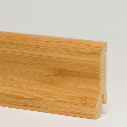 Плинтус деревянный Pedross бамбук темный сапожок 60x22