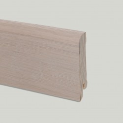 Плинтус деревянный Pedross дуб выбеленный/крем 2500×70×15