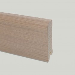 Плинтус деревянный Pedross дуб кремово-белый 2500×70×15