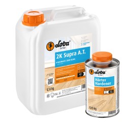 Лак для паркета Loba 2K Supra AT полуматовый 5 кг