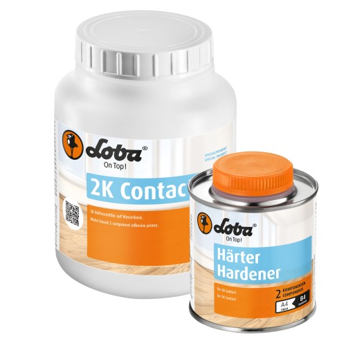 Грунтовка для паркета на водной основе Loba 2K Contact 0,75 л Грунтовка для паркета на водной основе Loba 2K Contact 0,75 л