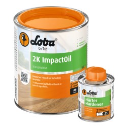 Двухкомпонентное масло Loba HS 2K ImpactOil прозрачное 0,75 л