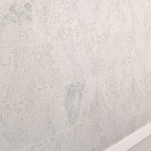 Пробковая стеновая панель Wicanders Dekwall Flores White RY07001 600×300×3
