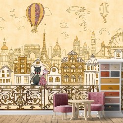 Панно Affresco Сказки SN628-COL1 2x2,68 м