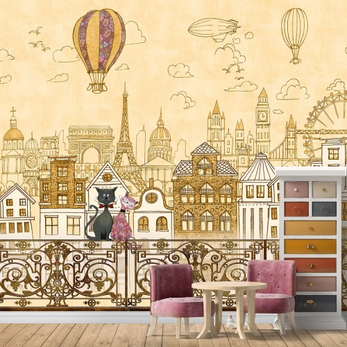 Панно Affresco Сказки SN628-COL1 2x2,68 м