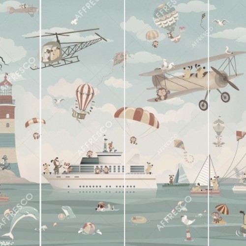 Панно Affresco Сказки ZK640-COL3 2x2,68 м