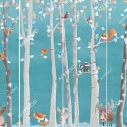 Панно Affresco Сказки ML653-COL1 2x2,68 м