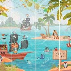 Панно Affresco Сказки ZK645-COL1 2x2,68 м