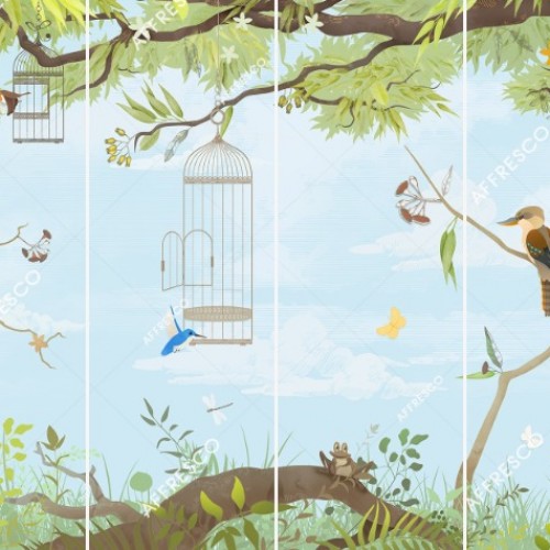 Панно Affresco Сказки OF630-COL1 2x2,68 м