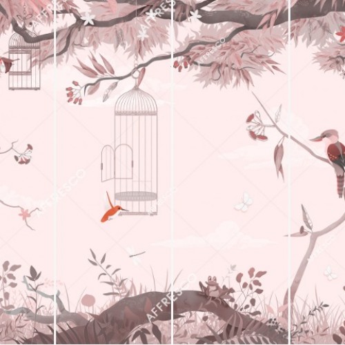Панно Affresco Сказки OF630-COL3 2x2,68 м
