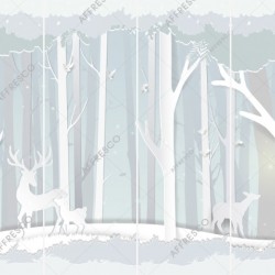 Панно Affresco Сказки ZK661-COL4 2x2,68 м