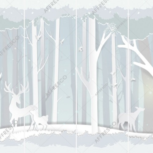 Панно Affresco Сказки ZK661-COL4 2x2,68 м