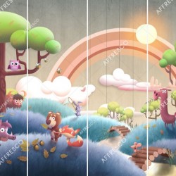 Панно Affresco Сказки DR600-COL3 2x2,68 м