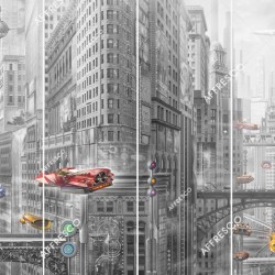 Панно Affresco Сказки AF678-COL2 2x4,02 м