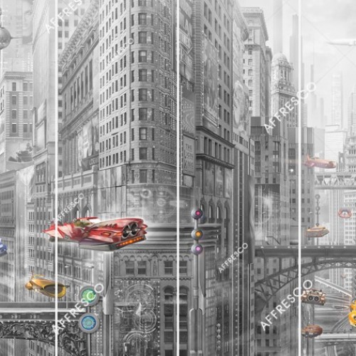 Панно Affresco Сказки AF678-COL2 2x4,02 м Панно Affresco Сказки AF678-COL2 2x4,02 м