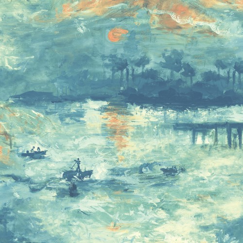 Обои KT Exclusive French Impressionist Away at Sea FI70004