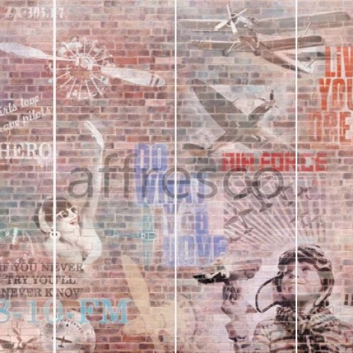 Панно Affresco Re-Space AB74-COL1 2x4,02 м
