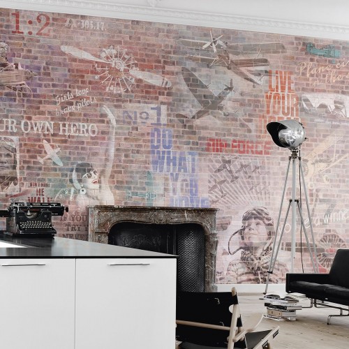 Панно Affresco Re-Space AB74-COL1 2x4,02 м
