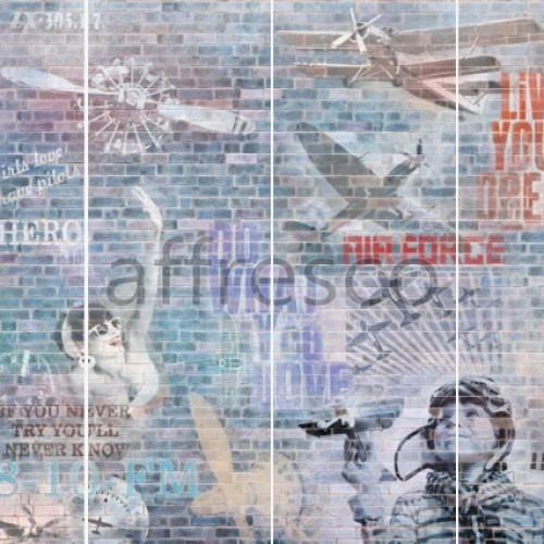 Панно Affresco Re-Space AB74-COL2 2x4,02 м