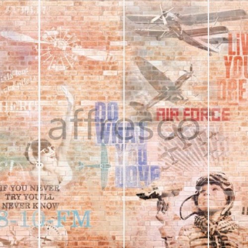 Панно Affresco Re-Space AB74-COL3 2x4,02 м