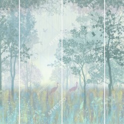 Панно Affresco Wallpaper Part 1 Serenity AB52-COL3 2x2,68 м