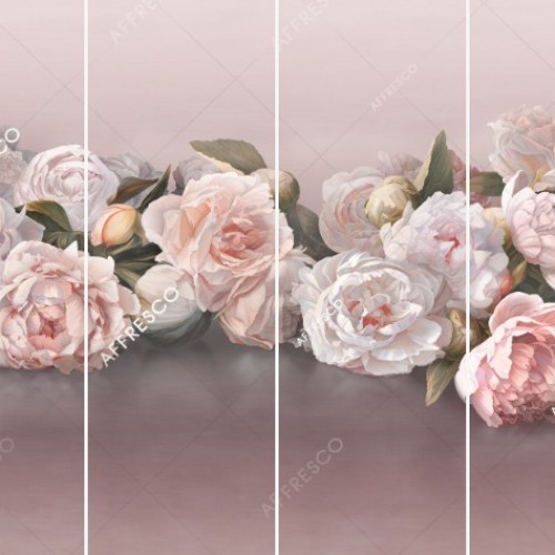 Панно Affresco Wallpaper Part 1 Peonies AB48-COL5 2x2,68 м