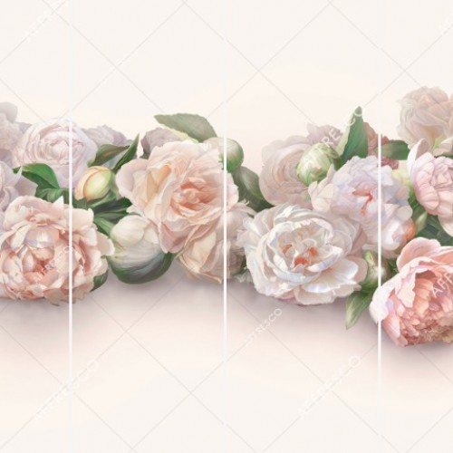 Панно Affresco Wallpaper Part 1 Peonies AB48-COL6 2x2,68 м