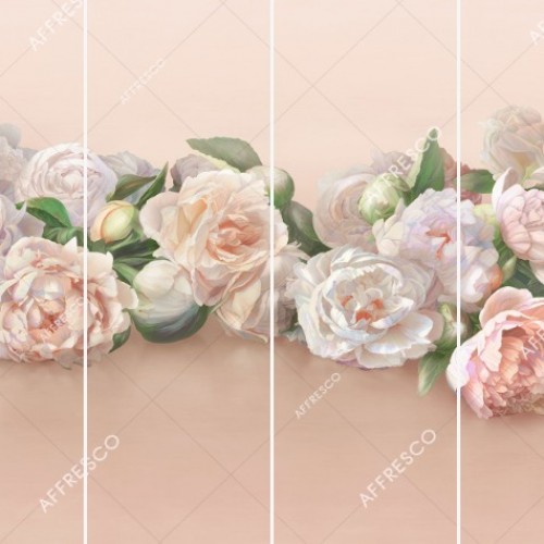Панно Affresco Wallpaper Part 1 Peonies AB48-COL7 2x2,68 м