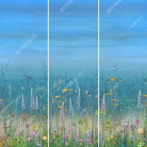 Панно Affresco Wallpaper Part 1 Flower Field JV41-COL2 2x2,01 м Панно Affresco Wallpaper Part 1 Flower Field JV41-COL2 2x2,01 м
