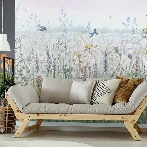 Панно Affresco Wallpaper Part 1 Flower Field JV41-COL3 2x2,01 м Панно Affresco Wallpaper Part 1 Flower Field JV41-COL3 2x2,01 м