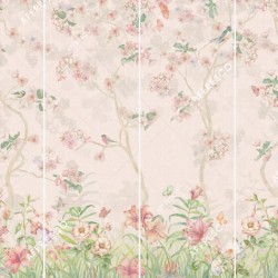 Панно Affresco Wallpaper Part 1 Floral Melody AB50-COL1 2x2,68 м