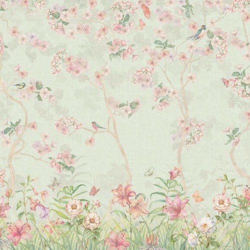 Панно Affresco Wallpaper Part 1 Floral Melody AB50-COL2 2x2,68 м