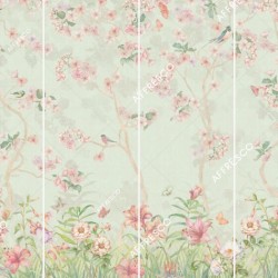 Панно Affresco Wallpaper Part 1 Floral Melody AB50-COL2 2x2,68 м
