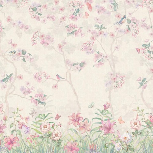Панно Affresco Wallpaper Part 1 Floral Melody AB50-COL3 2x2,68 м