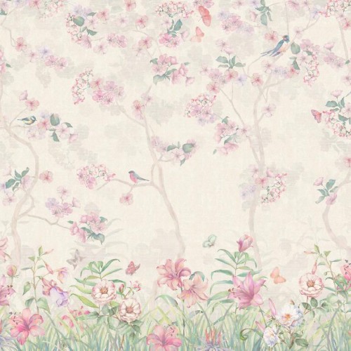 Панно Affresco Wallpaper Part 1 Floral Melody AB50-COL3 2x2,68 м